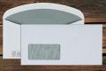 [53210] Kuvertierhüllen mit Fenster C6/5 114x229 mm Nassklebend Recycling Weiß 80 g/qm 